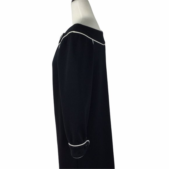 Geoffrey Beane Sport Vintage Black Dress, Size 2 - Picture 3 of 6